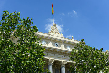 Obraz premium Bolsa de Comercio, Madrid Stock Exchage, Madrid, Spain
