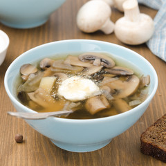 mushroom soup with sour cream