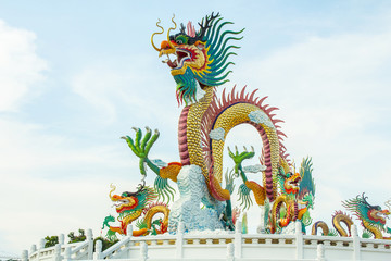 Fototapeta premium Dragon statue.
