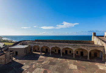 Fototapeta na wymiar Castillo San Cristobal in Old San Juan