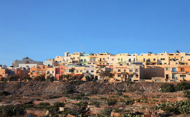 Fototapeta na wymiar homes in Malta