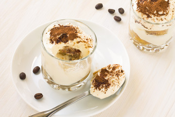 Italian dessert tiramisu