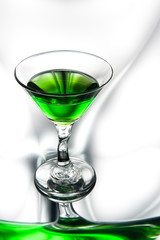 Glass of absinthe
