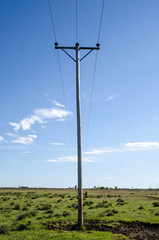 Fototapeta na wymiar Electric lines
