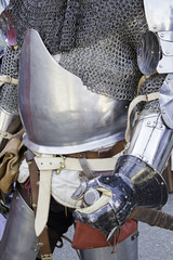 Medieval iron armor