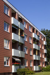 Obraz premium Mehrfamilienhaus in Kiel, Deutschland
