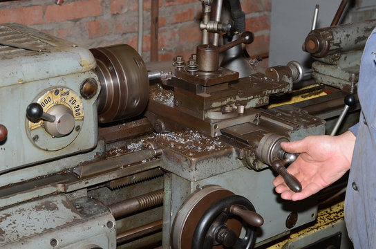 Old lathe.