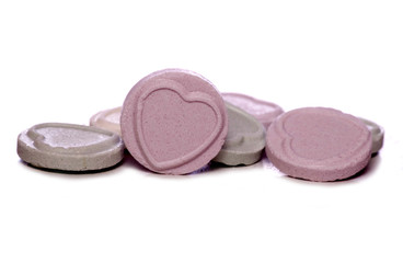 love heart sweets