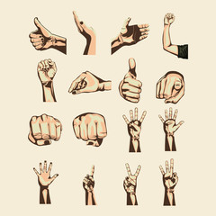 hands simbols