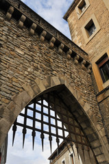 Fototapeta premium Gate of the wall of Vitoria-Gasteiz (Spain)