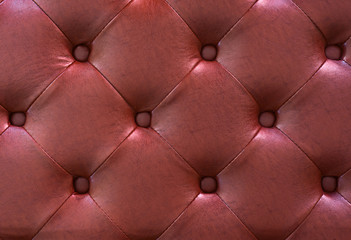Red leather texture as background