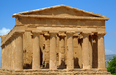 Obraz premium Temple of Concordia in Agrigento. Sicily, Italy