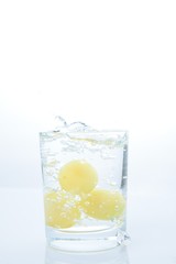 Grapes in a Glass of Water