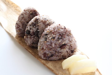 japanese cuisine, gokoku rice mixed grain rice ball