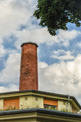 Fototapeta premium Old brick Chimney