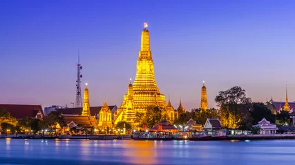Foto op Plexiglas Prang van Wat Arun, Bangkok, Thailand © jakgree