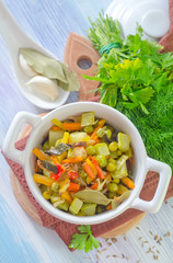 baked vegetables