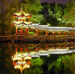 Fotobehang Chinese Pagoda © SJ Travel Footage