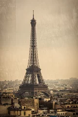 Fotobehang The Eiffel Tower in Paris, France © Thomas Dutour