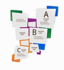Infographic banner vector design