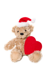 Teddybär mit rotem Herz