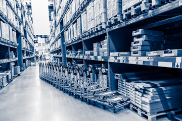 Obraz premium Large furniture warehouse