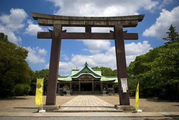 Obraz premium Hokoku Shrine, Osaka, Japan