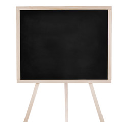 Empty blackboard isolated on white background