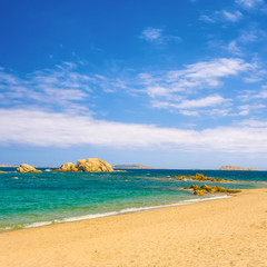 Beach with turquoise water