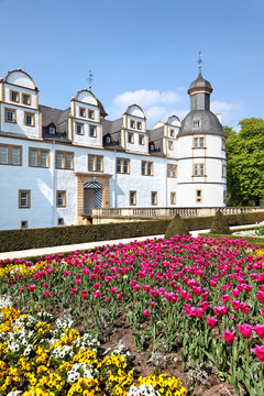 Eingang Schloss Neuhaus bei Paderborn, Deutschland