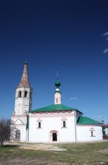 Fototapeta na wymiar Kościół św Mikołaja. Suzdal. Złoty Pierścień Rosji.