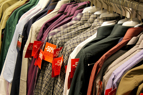 Shopping Sale - male shirts / -50% discount