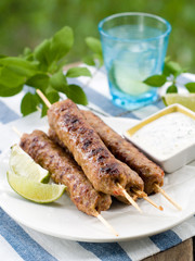Minced meat kebab
