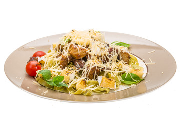 Tagliatelle with pork