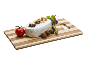 Fresh soft brie cheese