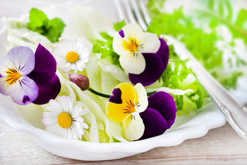 Fototapeta na wymiar Kwiaty - Salad