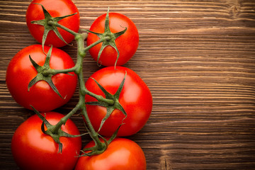 Tomato bunch.