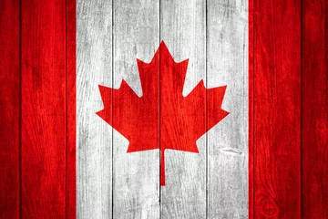 Abwaschbare Fototapete Kanada Kanada-Flagge