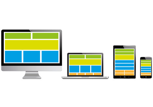 Responsive Webdesign Electronic Devices