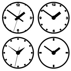Wall mounted digital clock.