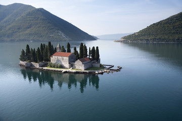 Sv.Djordje island, Montenegro - obrazy, fototapety, plakaty