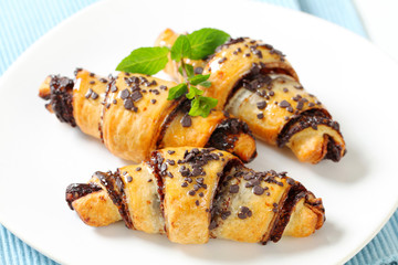 Chocolate chip crescent rolls