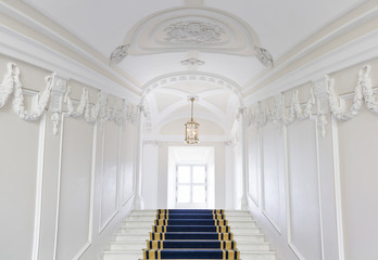 Stairwell in the Polish palace. Royal castle in Warsaw © Marcin Chodorowski