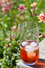 back yard ice tea