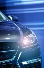 Headlight On Vehicle