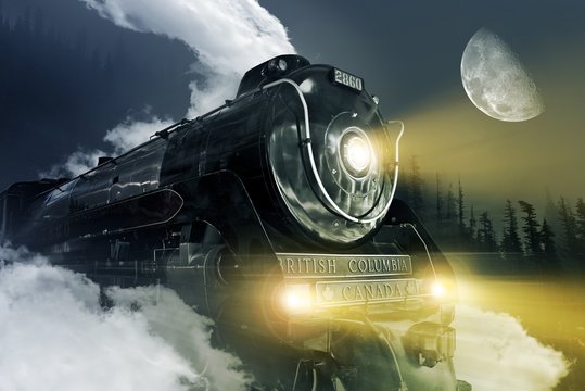 Fototapeta Hudson Steam Locomotive