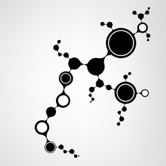 DNA molecule structure background