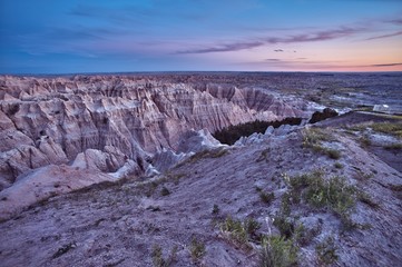 HDR Badlands Scenic