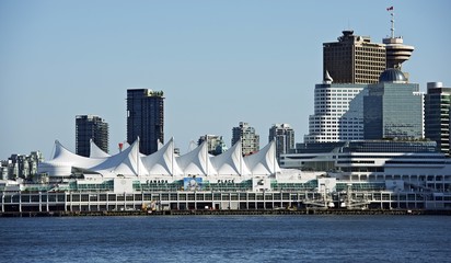 Vancouver Cityscape - obrazy, fototapety, plakaty
