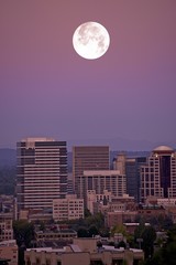 Moon Over Portland